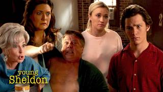 Every Time Georgie and Mandy’s Pregnancy Was Found Out | Young Sheldon Compilation