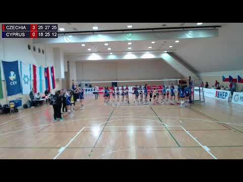 11.1.2026., CEV ECQ U18 W - MEVZA, 5th – 7th place, Czech Republik – Cyprus