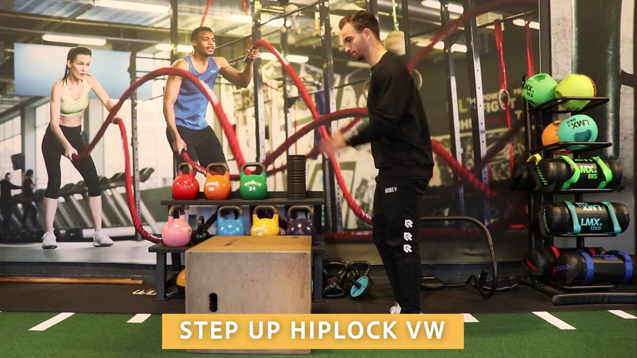 Video thumbnail: Step up hiplock voorwaarts — instructievideo