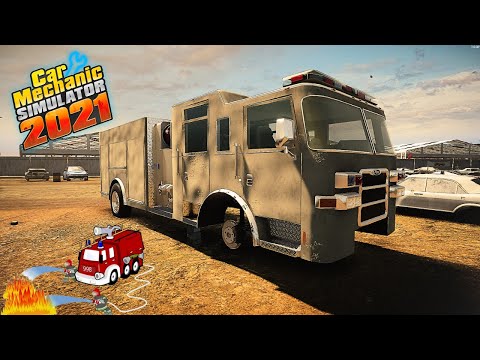 Pierce Arrow Firetruck Restoration ! car mechanic simulator2021