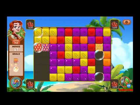 Lost Island Blast Adventure Level 743 NO BOOSTERS - A S GAMING