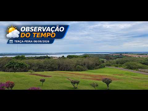 Observação das condições do tempo Terça-Feira 08/09/2026