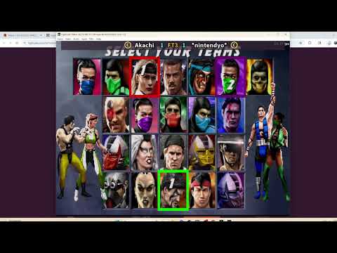 umk3 fightcade ft3 vs akachi