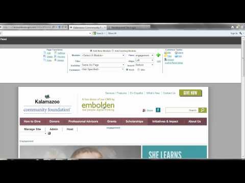 02. Logging in & Account Management - DNN Video Tutorial - Embolden