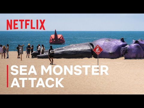Tourists React to Prank: Real Life Sea Monster Attack! | Netflix