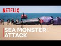 Tourists React to Prank: Real Life Sea Monster Attack! | Netflix