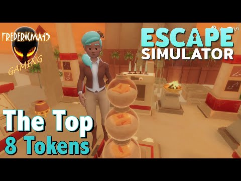 Escape Simulator : THE TOP Labyrinth of Egypt / 8 Tokens Location - Pockets With Holes Achievement