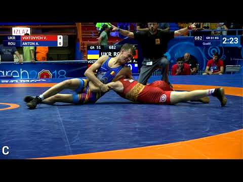 Qual. GR - 51 kg: V. VOITOVYCH (UKR) v. A. ANTON (ROU)