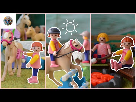 Ein Tag mit Klara im Reitcamp 🐴🙌🏻// Playmobil Film deutsch