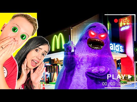 GRIMACE na VIDA REAL! NÃO CONFIE no MILKSHAKE ROXO do GRIMACE! Pai Também Vloga