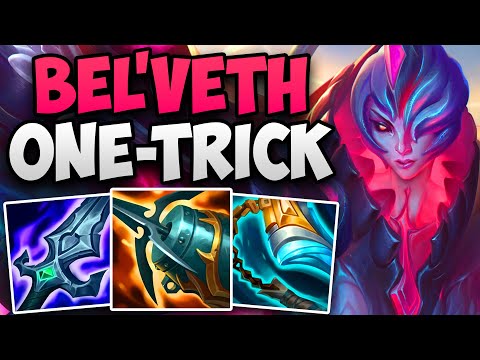 BEL'VETH ONE-TRICK DOMINATING CHALLENGER! | CHALLENGER BEL'VETH JUNGLE GAMEPLAY | Patch 14.23 S14