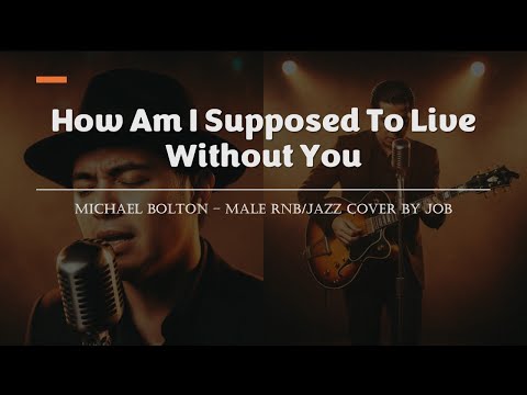 How Am I Supposed To Live Without You - Michael Bolton- Male RNB/Jazz Cover (Lyric Video)