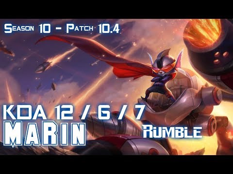 MaRin RUMBLE vs POPPY Top - Patch 10.4 KR Ranked