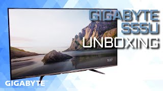 Video 1 of Product Gigabyte S55U 55" 4K Gaming Monitor (2022)