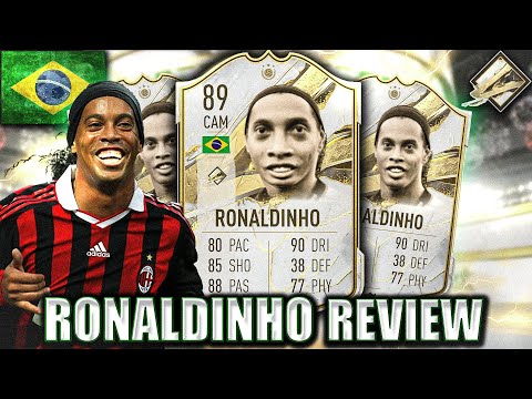 THE POOR MANS RONALDINHO STILL GOOD? 89 BASE ICON RONALDINHO PLAYER REVIEW! FIFA 23 ULTIMATE TEAM