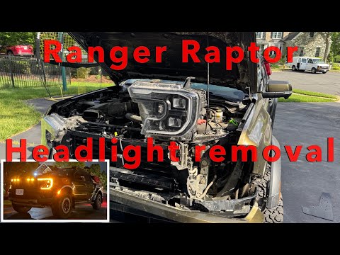 2024 Ford Ranger Raptor Headlight Removal... I don't recommend it!