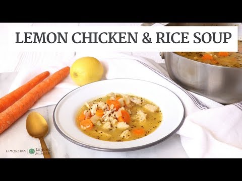 Homemade Lemon Chicken & Rice Soup | Easy, Gluten-Free...