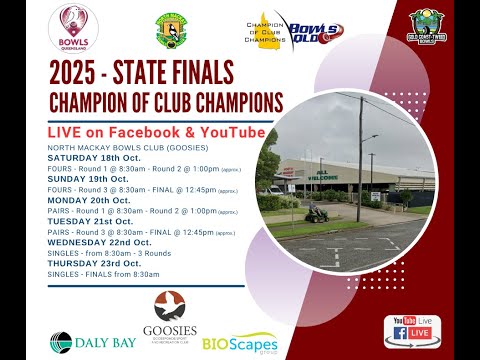 2025 BQ Champion of Club Champion Finals - Pairs - Day 2