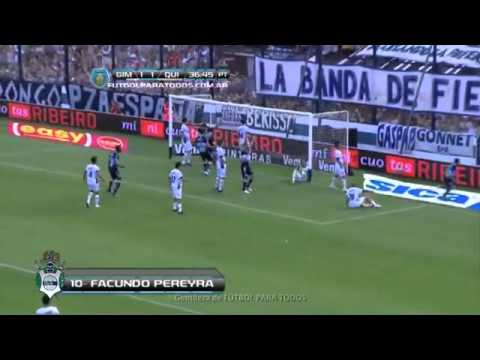 Gol Facundo Pereyra - Gimnasia (La Plata) 2 Vs Quilmes 1 - Inicial 13'