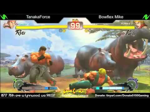 Tourneyplay SSF4 Singles TanakaForce GUY vs BowFlexMike KEN