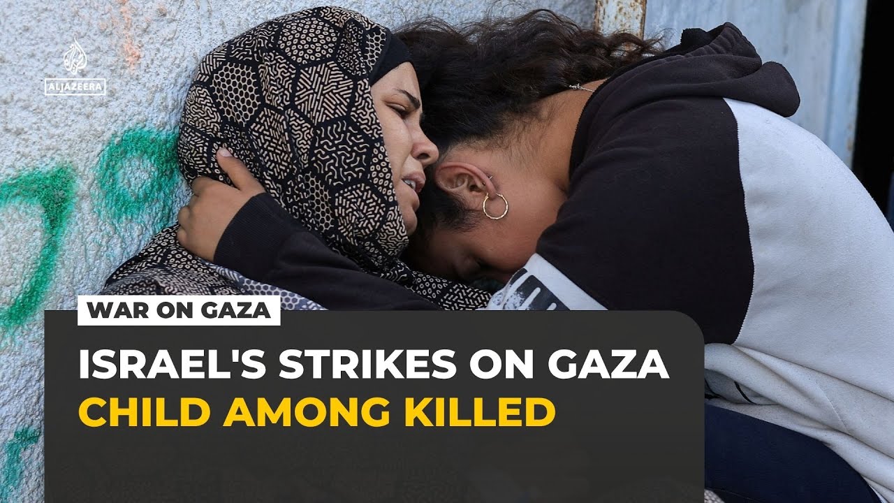 Israeli strikes on Gaza kill at least four Palestinians, including a child
