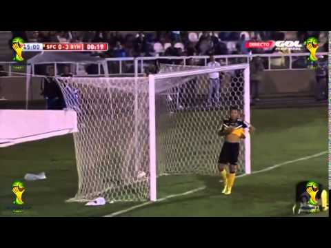 Vedad Ibišević 2 Goal   Bosnia and Herzegovina 3vs0 Santos Friendly Match   2014