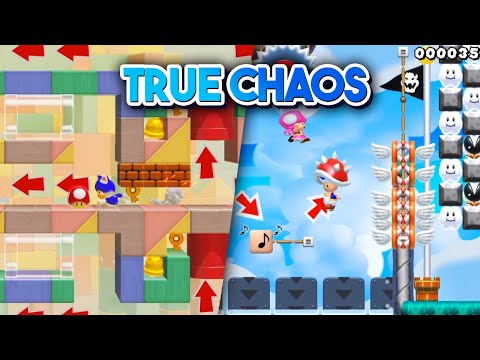 These Are the Most COMPLEX Levels I've Ever Played in Super Mario Maker 2 Versus Mode