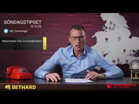 Speltips: Manchester City - Huddersfield & Burnley - Watford 19/8