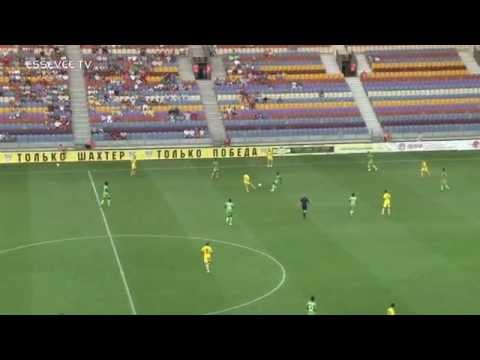 Samenvatting Shakhtyor Soligorsk 2 - 2 Essevee (Europa League Q3, 07/08/2014)