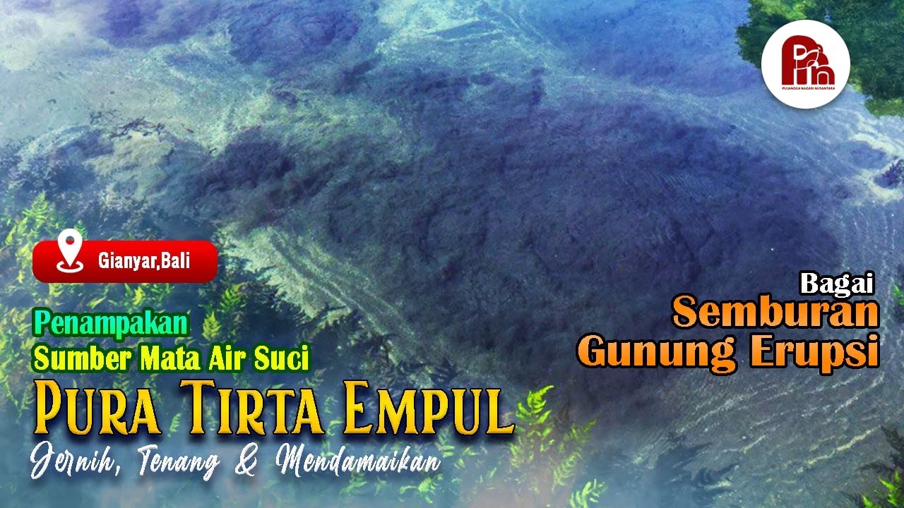 Sumber Air Suci Penglukatan Tirta Empul, Bagai Erupsi suatu Gunung