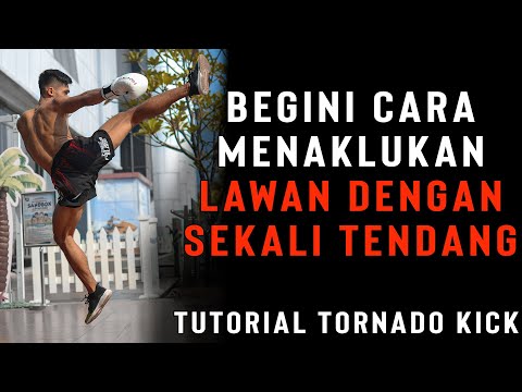 Tutorial Tornado Kick 360 Kick by Aziz Calim Petarung One Championship - Hook Fight Gear