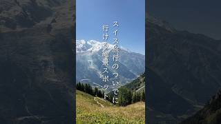 ジュネーブから1時間半でヨーロッパ最高峰を見に行ける？  #アルプス #スイス旅行