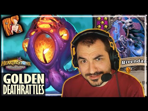 GOLDEN DEATHRATTLES ARE HILARIOUS! - Hearthstone Battlegrounds