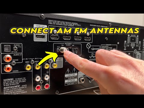 Yamaha AV Receiver: How to Setup AM FM Radio Antennas
