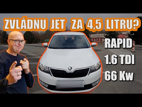 Dieslová výzva od fanouška | Umím jezdit úsporně? | Škoda Rapid 1,6 TDI