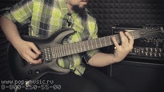 Video thumbnail for 7-ми струнная электрогитара SCHECTER STEALTH C-7 by PopMusicRu