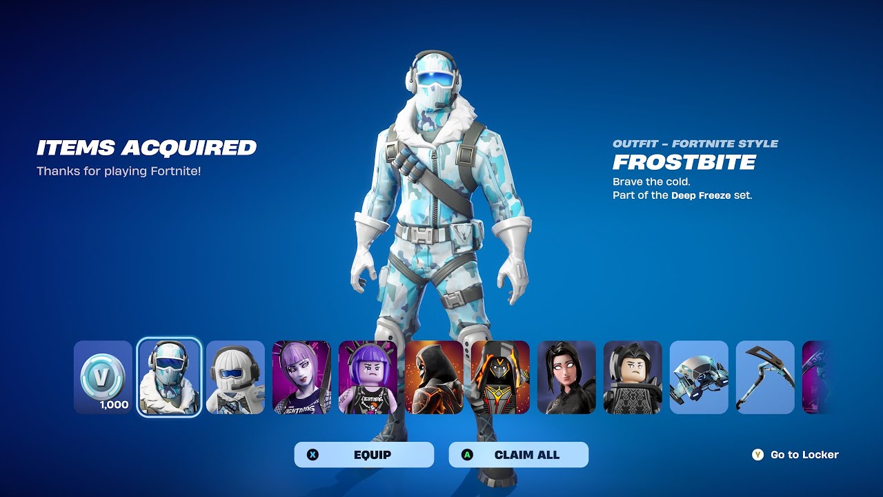 Redeeming Darkfire & Ice Bundle in Fortnite 