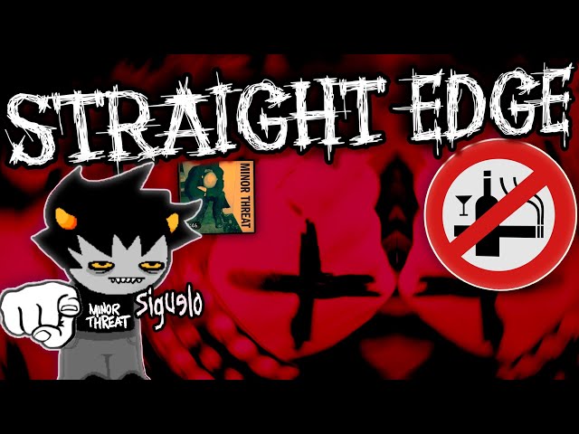 Vídeo relacionado con Refranes de borde recto para la sociedad de borde Straight Edge Forever For Life Straight Edger XXX sXe Camiseta Negra Manga Larga Talla S Hombre