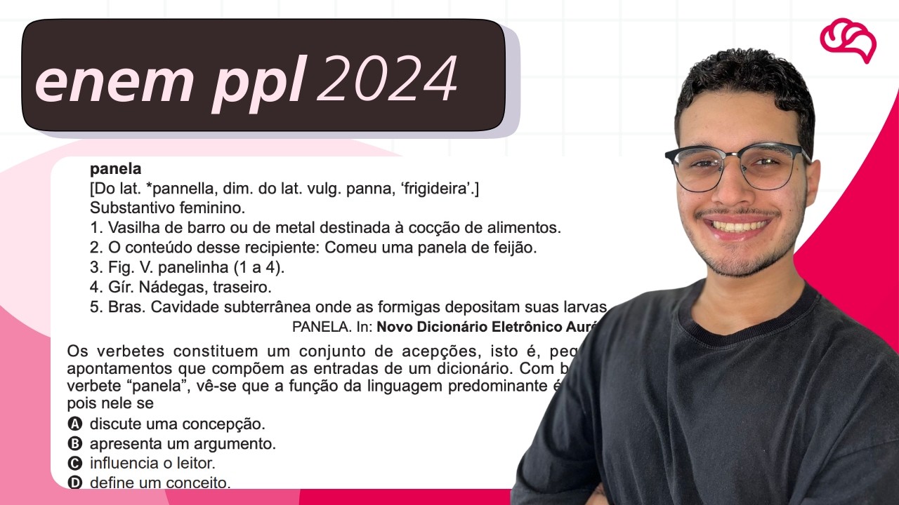 Resolução em Vídeo — Questão 37 ENEM 2024 PPL
