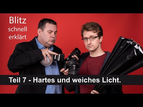 Blitz schnell erklärt -Teil 7 - Hartes und weiches Licht (die ersten Lichtformer)
