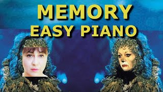 MEMORY from Cats Andrew Lloyd Webber| EASY PIANO SHEET MUSIC