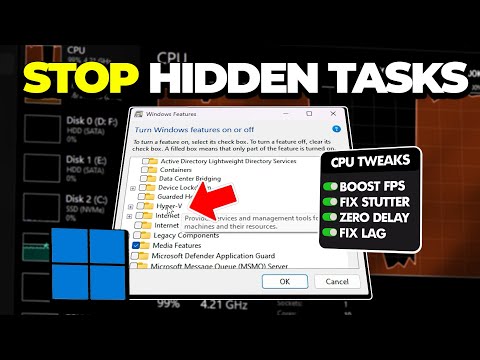 Fix CPU LAG & BOOST FPS – Disable These Hidden Windows Services!