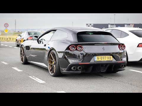 Ferrari GTC4Lusso with Novitec Exhaust - LOUD Accelerations & V12 Sounds !
