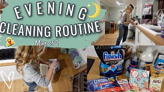 EVENING CLEANING ROUTINE | Daily Evening Cleaning Routine as a Mum of 2 | AD