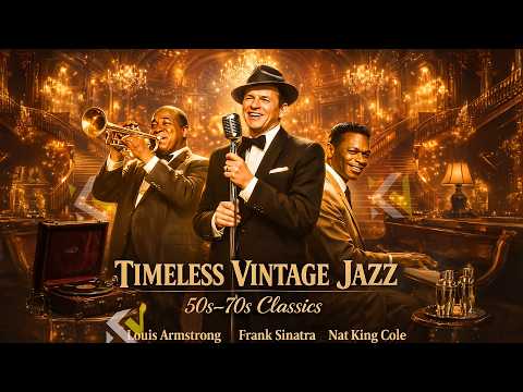 Frank Sinatra, Louis Armstrong, Nat King Cole🎷Golden 50s–70s Jazz Hits|The Ultimate Timeless Classic