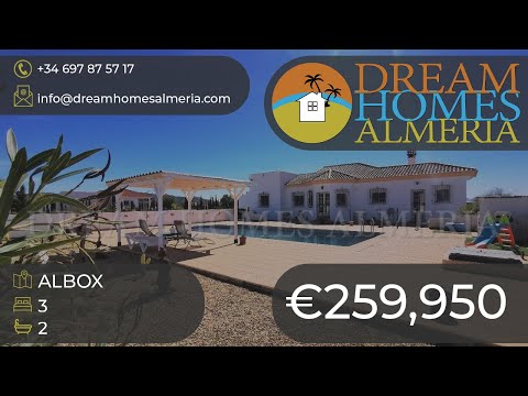 Immaculate 170m 3 bed villa with 12 x 5 pool Albox ref – 3271