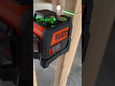 You NEED the Klein Tools Laser Level 93CPLG! #construction #diy
