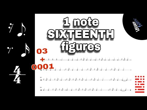 1 note SIXTEENTH Figures | RHYTHM READING Exercises to Boost Your Skills!