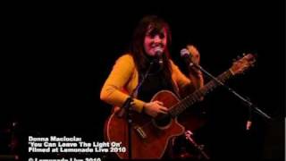 Donna Maciocia performs 'You Can Leave The Light On' at the inaugural Lemonade Live 2010.