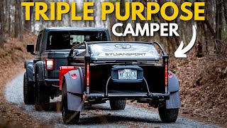 The Small Trailer That Works Hard...Then Sleeps 4!